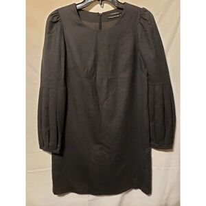 Club monaco size 2 dark gray dress. L/S lined wool.